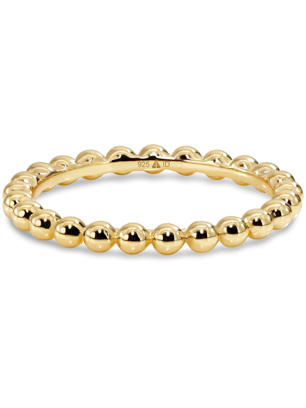 DEVATA Gold or Rhodium Plated Sterling Silver 925 – Eternity, Band Ring for Women – Heart, Knot, Clover, Infinity, Mariner, Cable, Curb, Cuban, Figaro, Daisy, Rope, Ribbed, Dome
