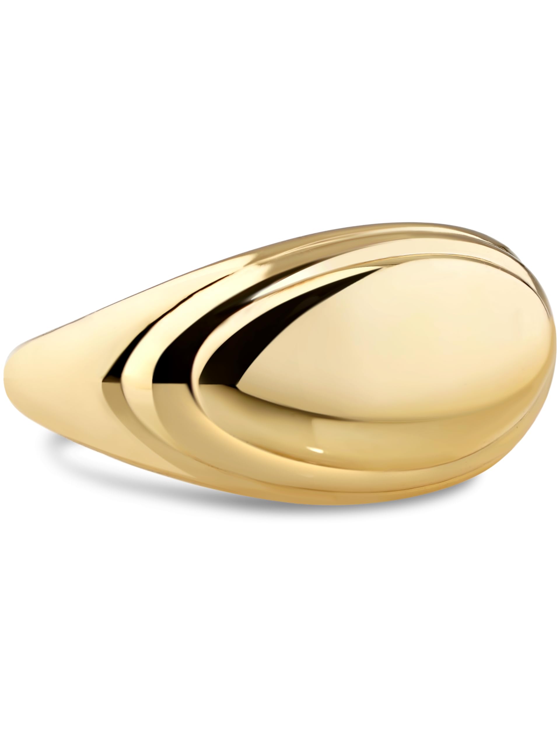 DEVATA Gold or Rhodium Plated Sterling Silver 925 – Eternity, Band Ring for Women – Heart, Knot, Clover, Infinity, Mariner, Cable, Curb, Cuban, Figaro, Daisy, Rope, Ribbed, Dome