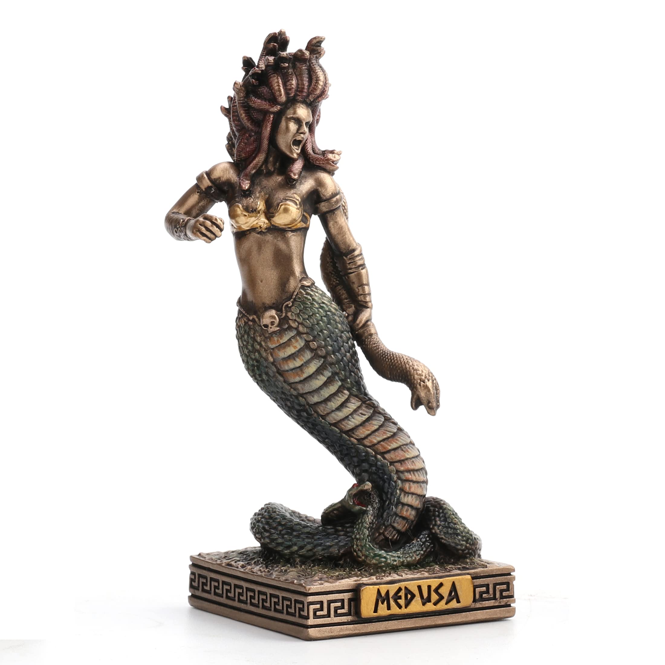 Veronese Design 3 3/8 Inch Greek God Apollo Resin Hand Painted Bronze Finish Miniature Figurine