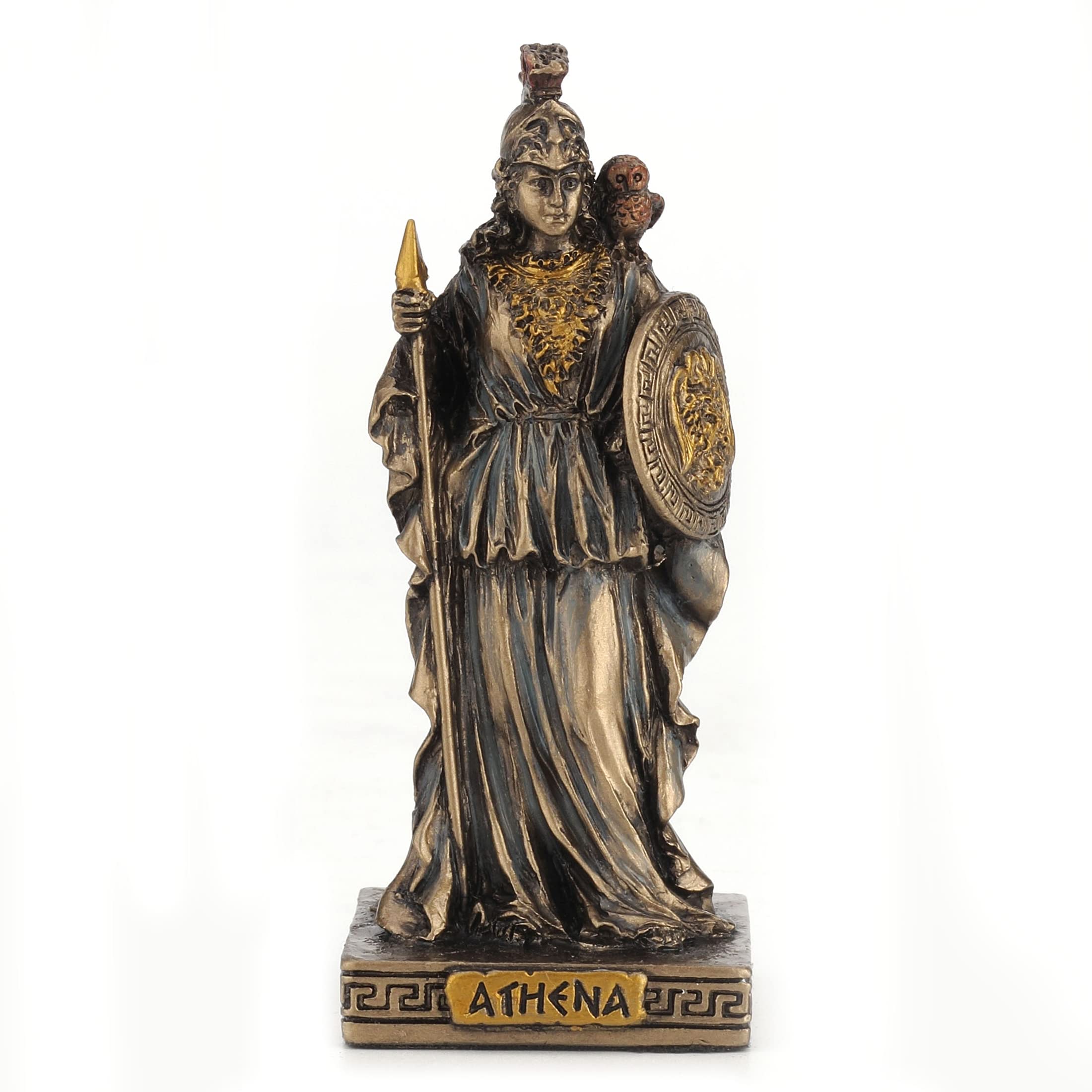 Veronese Design 3 3/8 Inch Greek God Apollo Resin Hand Painted Bronze Finish Miniature Figurine