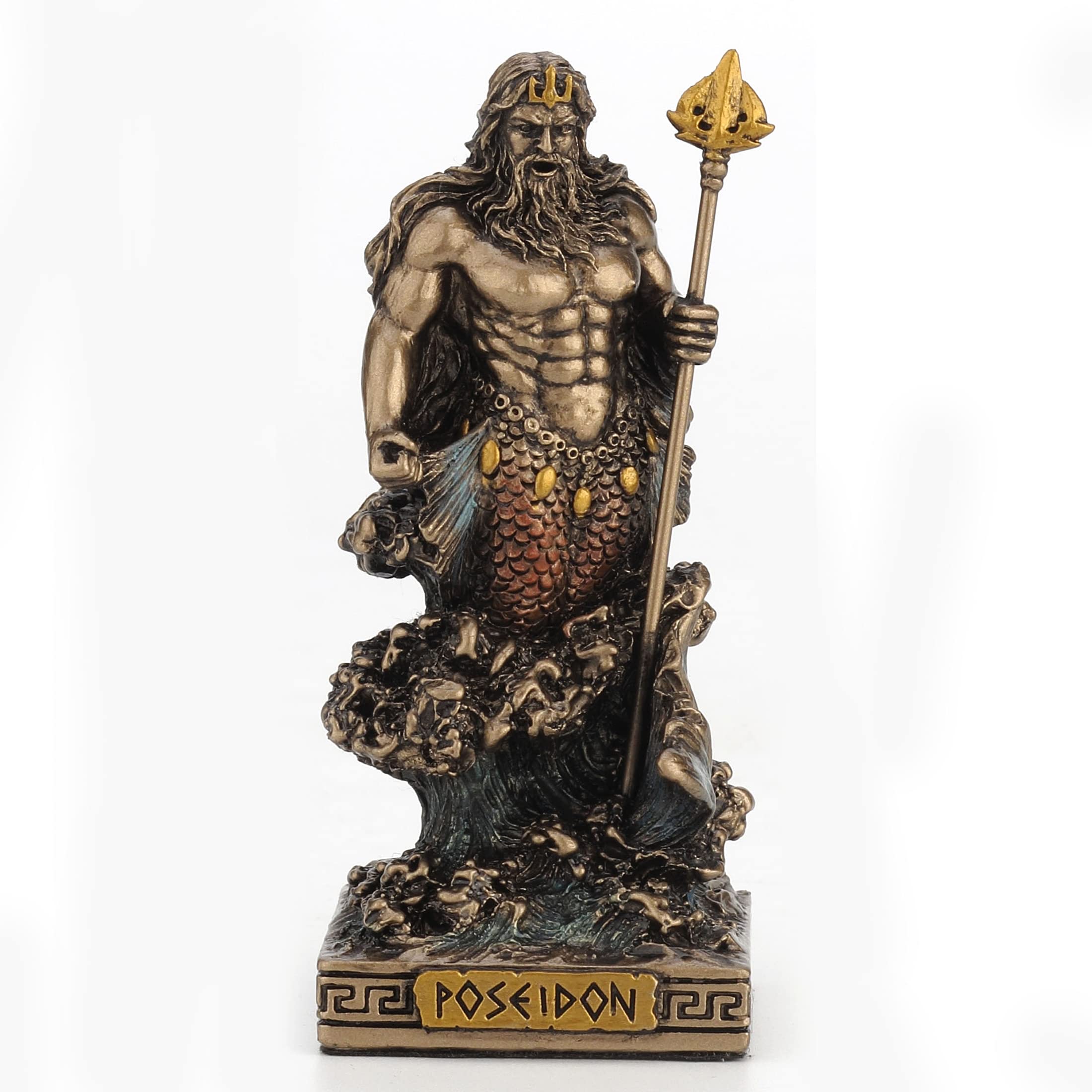 Veronese Design 3 3/8 Inch Greek God Apollo Resin Hand Painted Bronze Finish Miniature Figurine